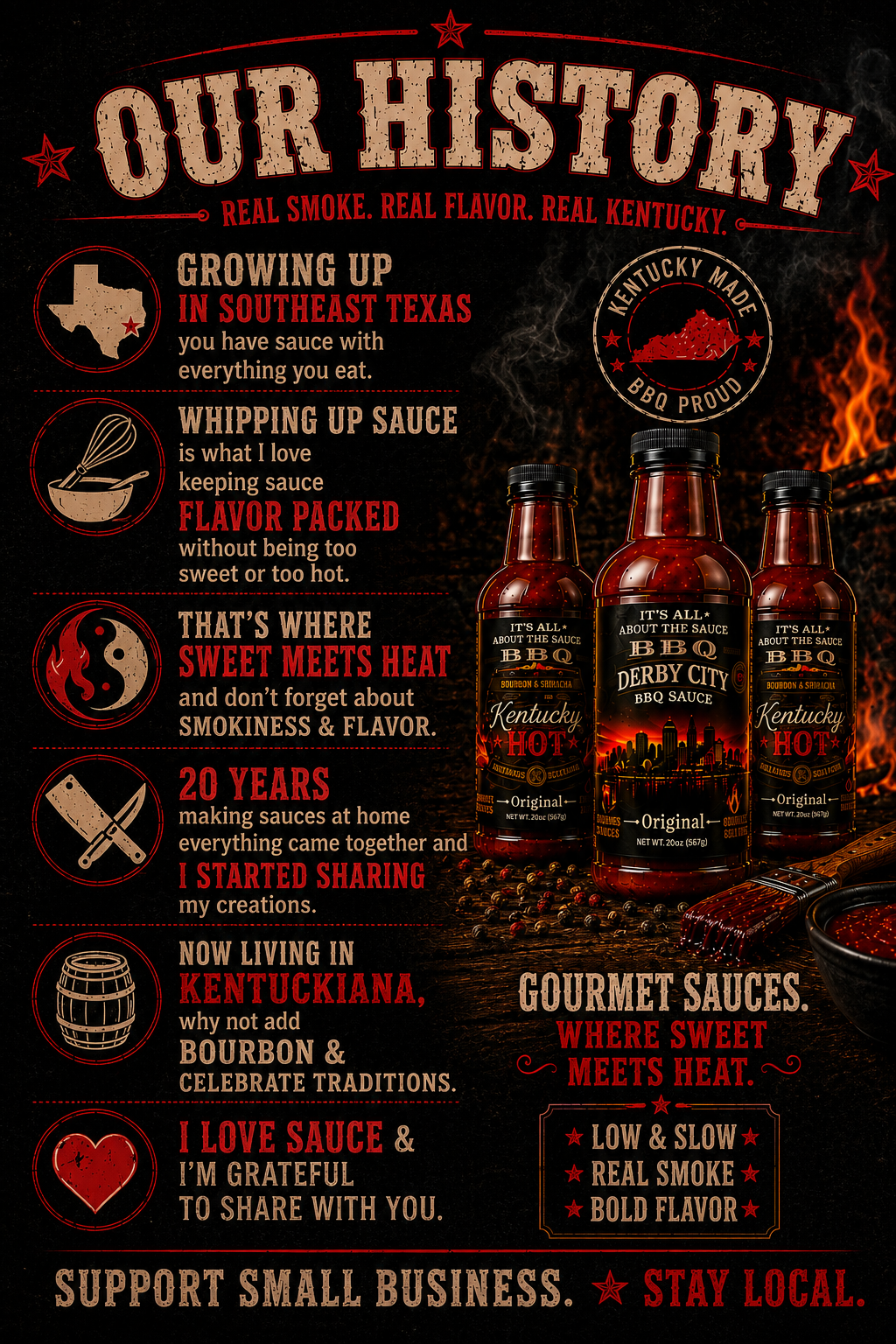 Gourmet Kentucky Bourbon Sauces